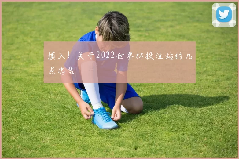 慎入！关于2022世界杯投注站的几点忠告